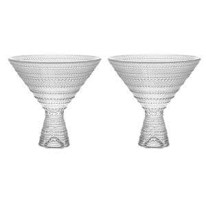Jupiter Clear Martini Set Of 2
